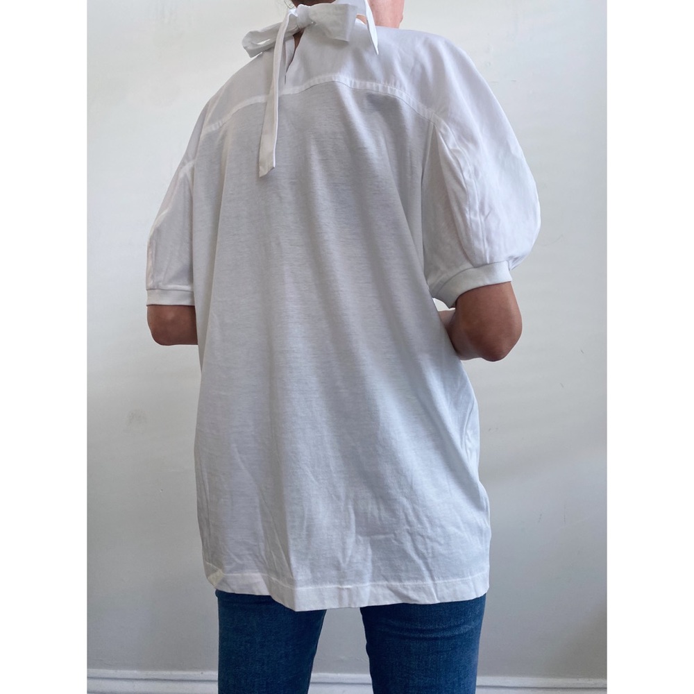 Prada Tie Blouse Size x-Large - Picture 7 of 8